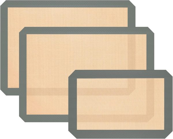 Silicone Baking Mat, 3 Pack