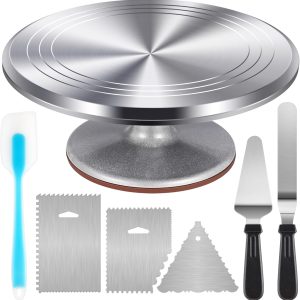 Aluminium Cake Turntable Set